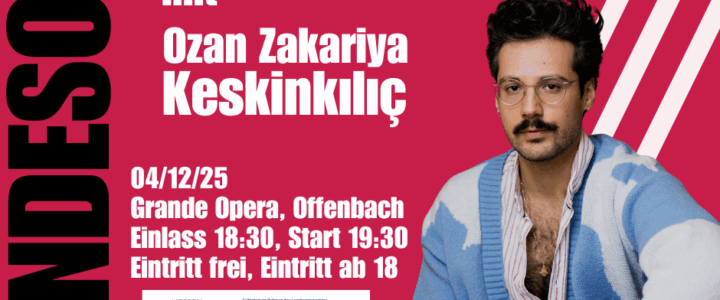 Buchlesung: Hundesohn mit Ozan Zakariya Keskinkılıç